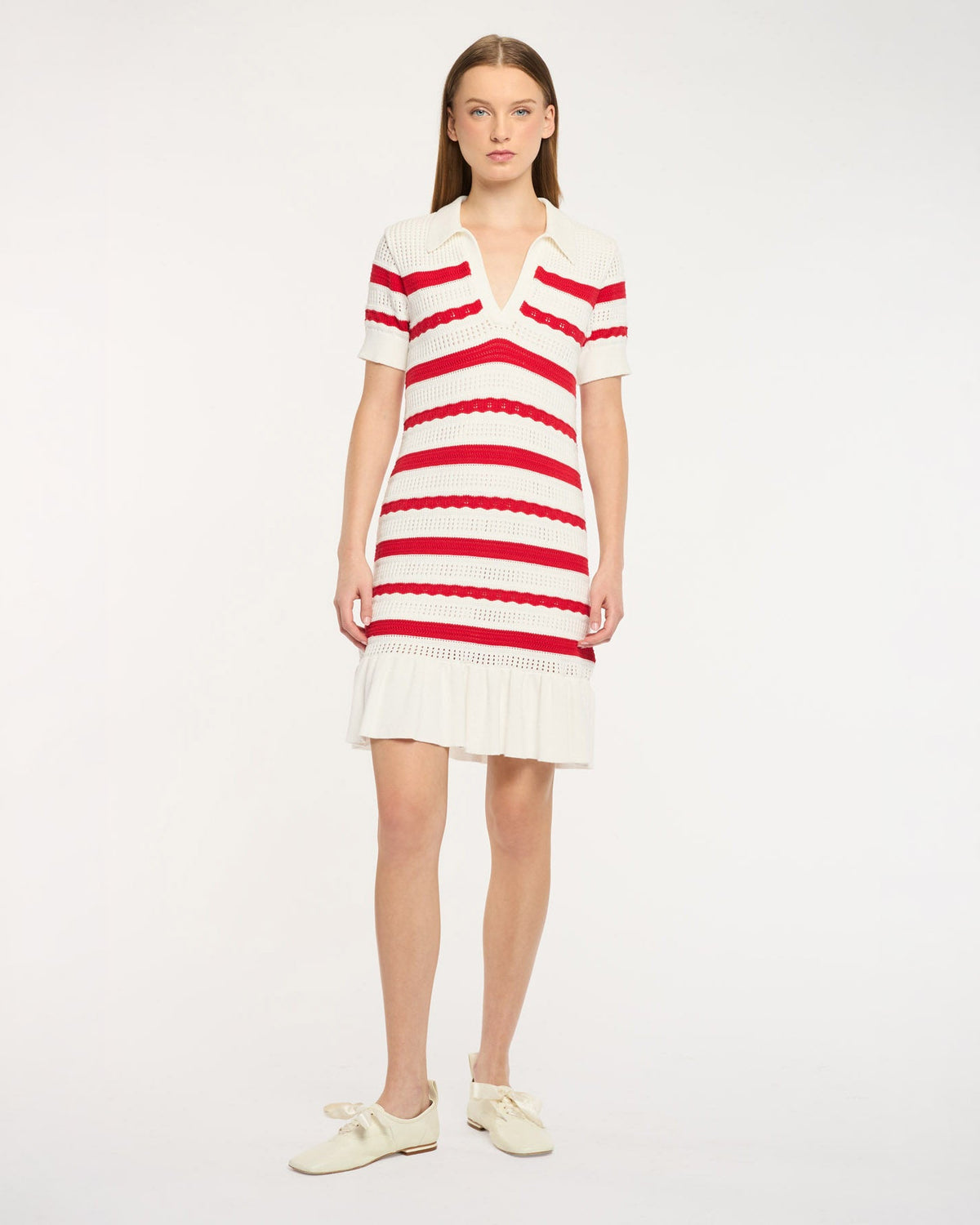 Cinq à Sept Clementine Knit Polo Dress
