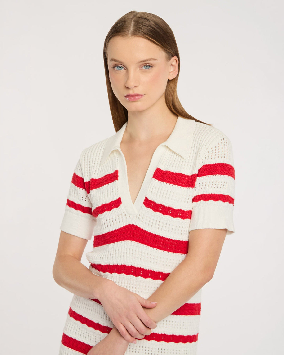 Cinq à Sept Clementine Knit Polo Dress