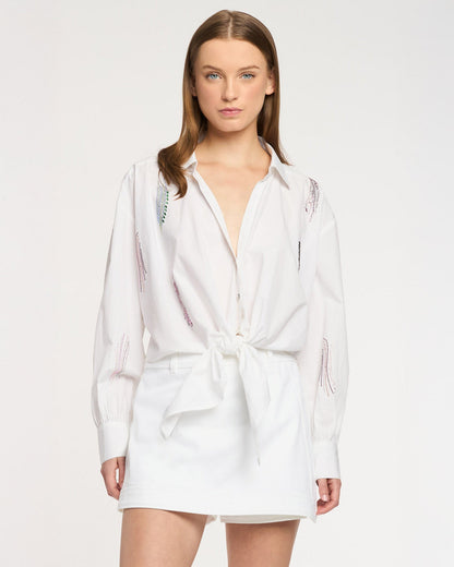 Cinq à Sept Paillette Whirl Marianna Top