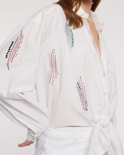 Cinq à Sept Paillette Whirl Marianna Top