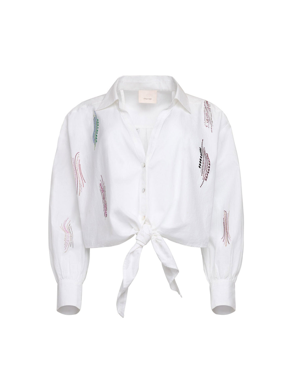Cinq à Sept Paillette Whirl Marianna Top