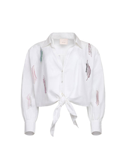 Cinq à Sept Paillette Whirl Marianna Top