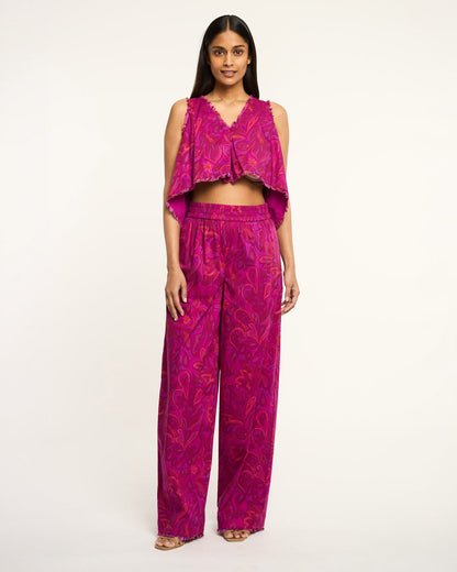 Cinq à Sept Paisley Bloom Ibbie Top