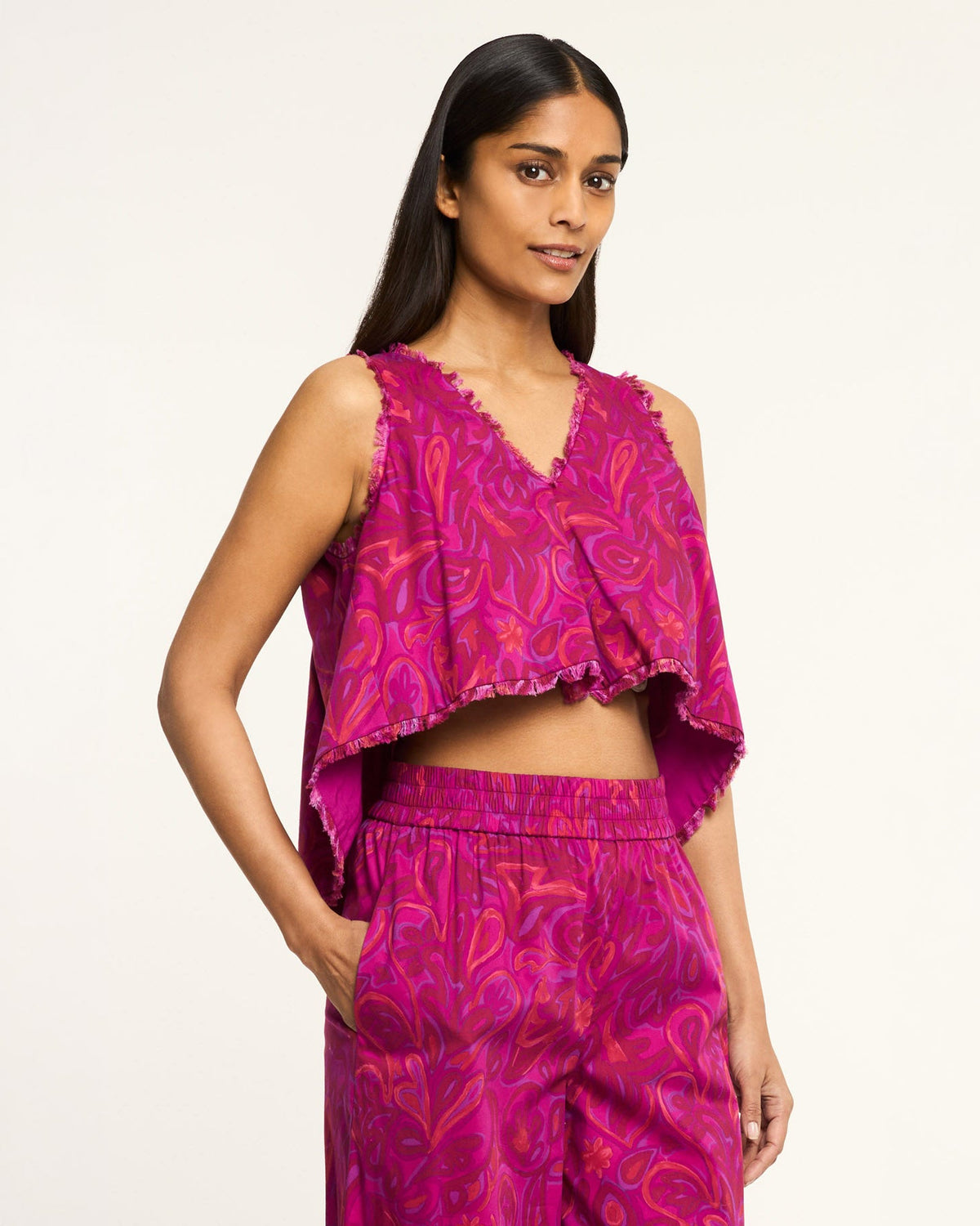 Cinq à Sept Paisley Bloom Ibbie Top