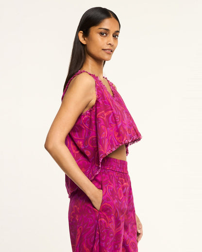 Cinq à Sept Paisley Bloom Ibbie Top