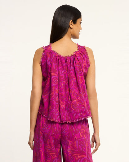 Cinq à Sept Paisley Bloom Ibbie Top