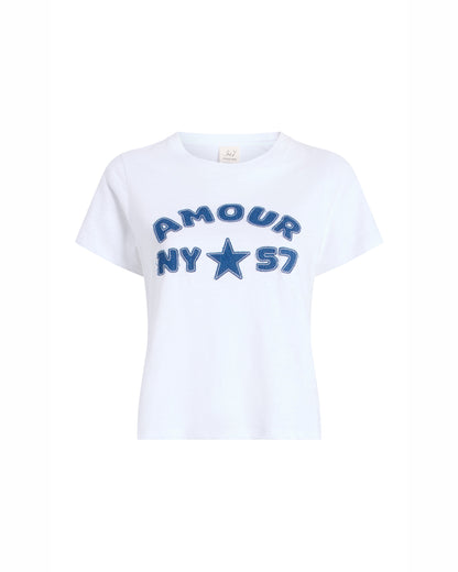 Cinq à Sept Amour 57 Patch Shrunken Tee