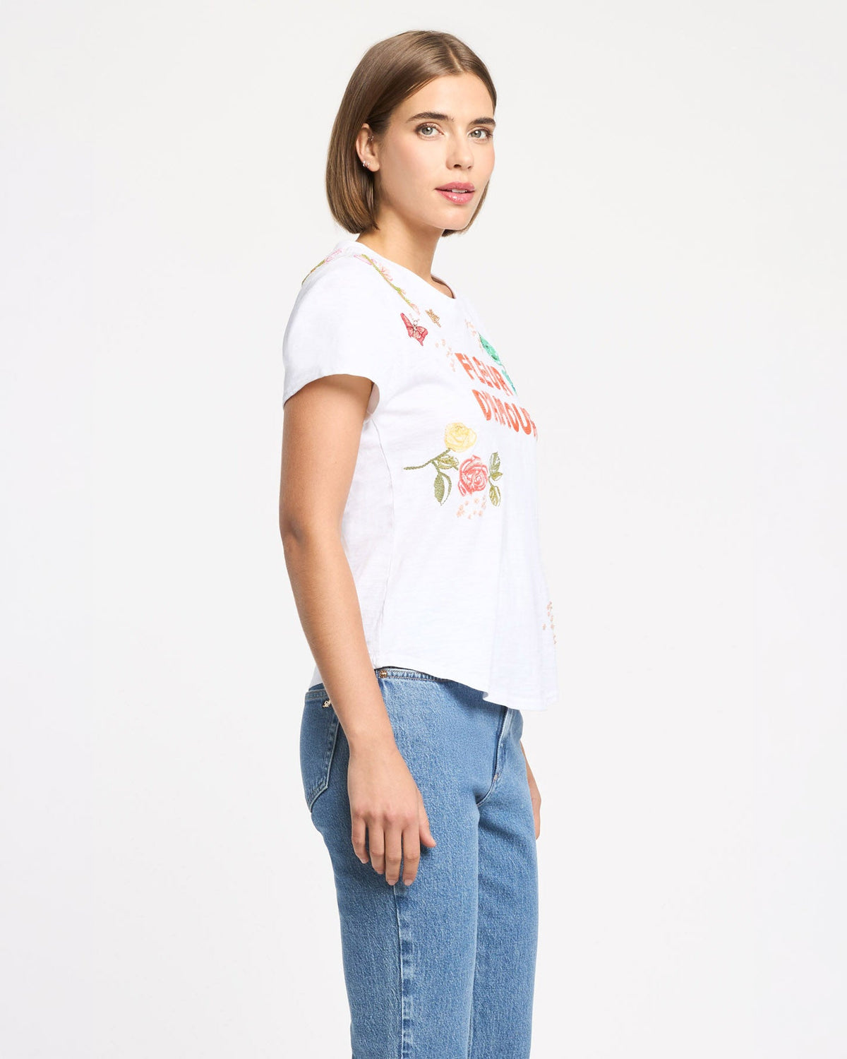Cinq à Sept Fleur Damour Angeli Tee