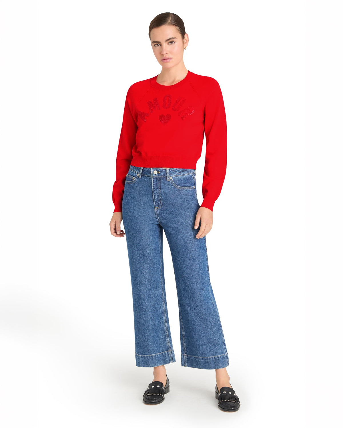 Cinq à Sept Amour Heatset Pullover