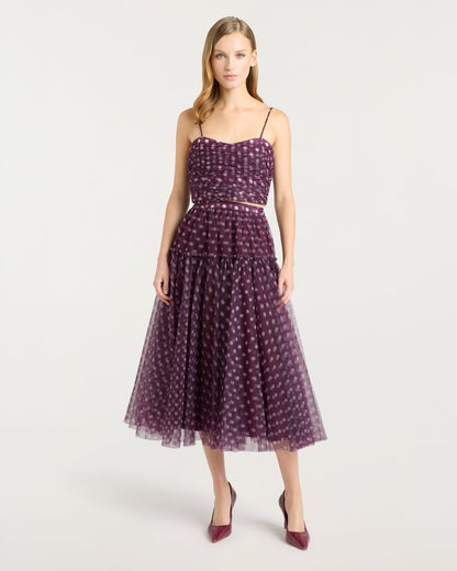 Cinq à Sept Camille Polka Dot Selly Top