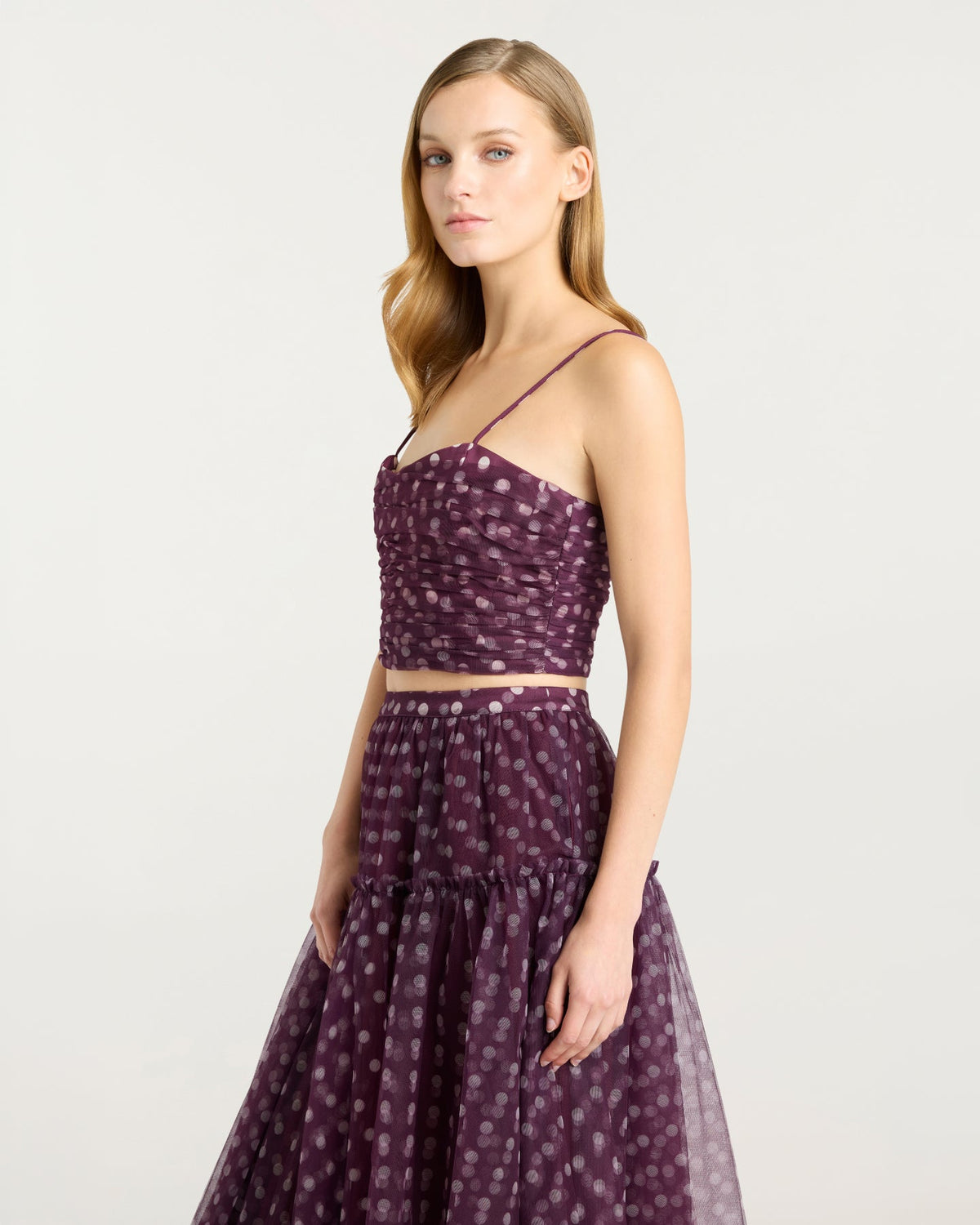 Cinq à Sept Camille Polka Dot Selly Top