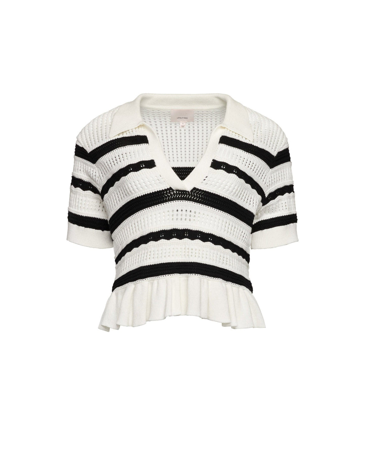Cinq à Sept Elvire Knit Polo Pullover