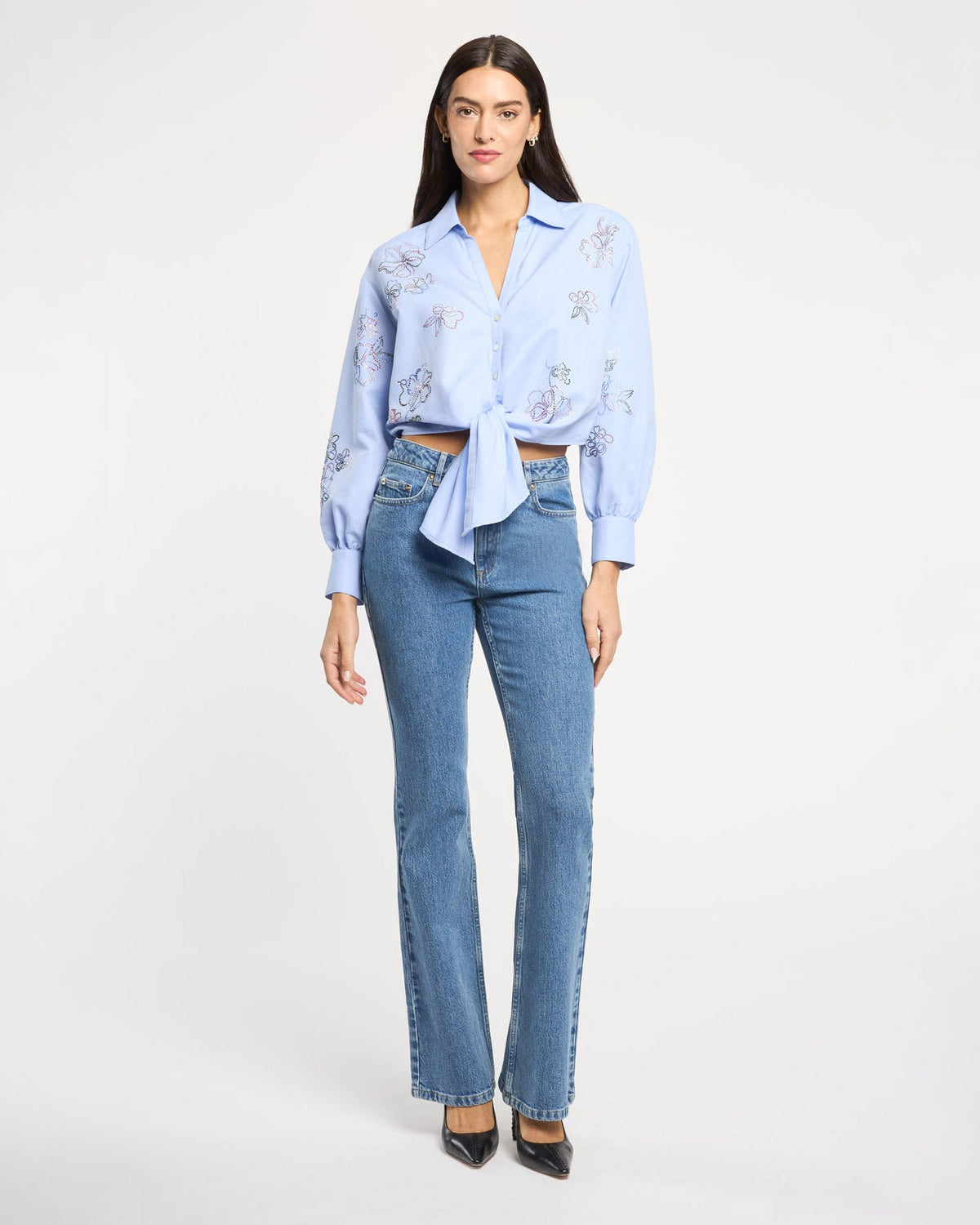 Cinq à Sept Blooming Linework Marianna Top