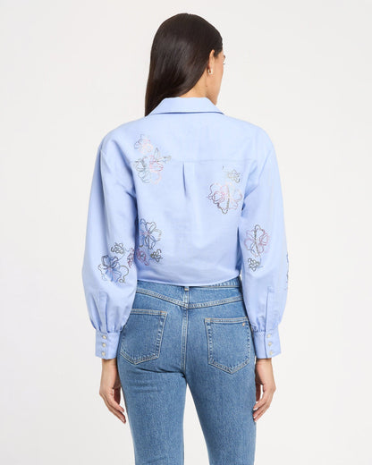 Cinq à Sept Blooming Linework Marianna Top