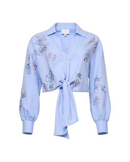 Cinq à Sept Blooming Linework Marianna Top
