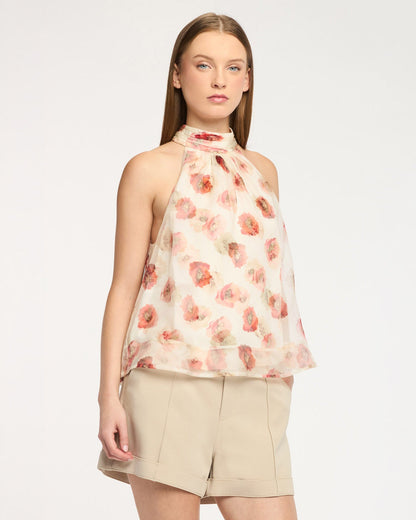 Cinq à Sept Floating Poppies Brennan Top