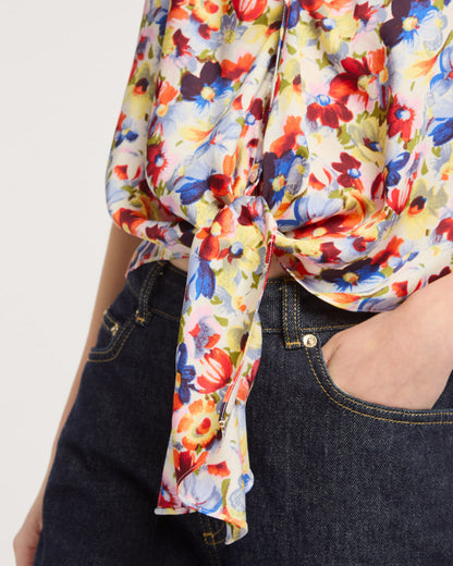 Cinq à Sept Wildflower Bunch Sleeveless Marianna Top