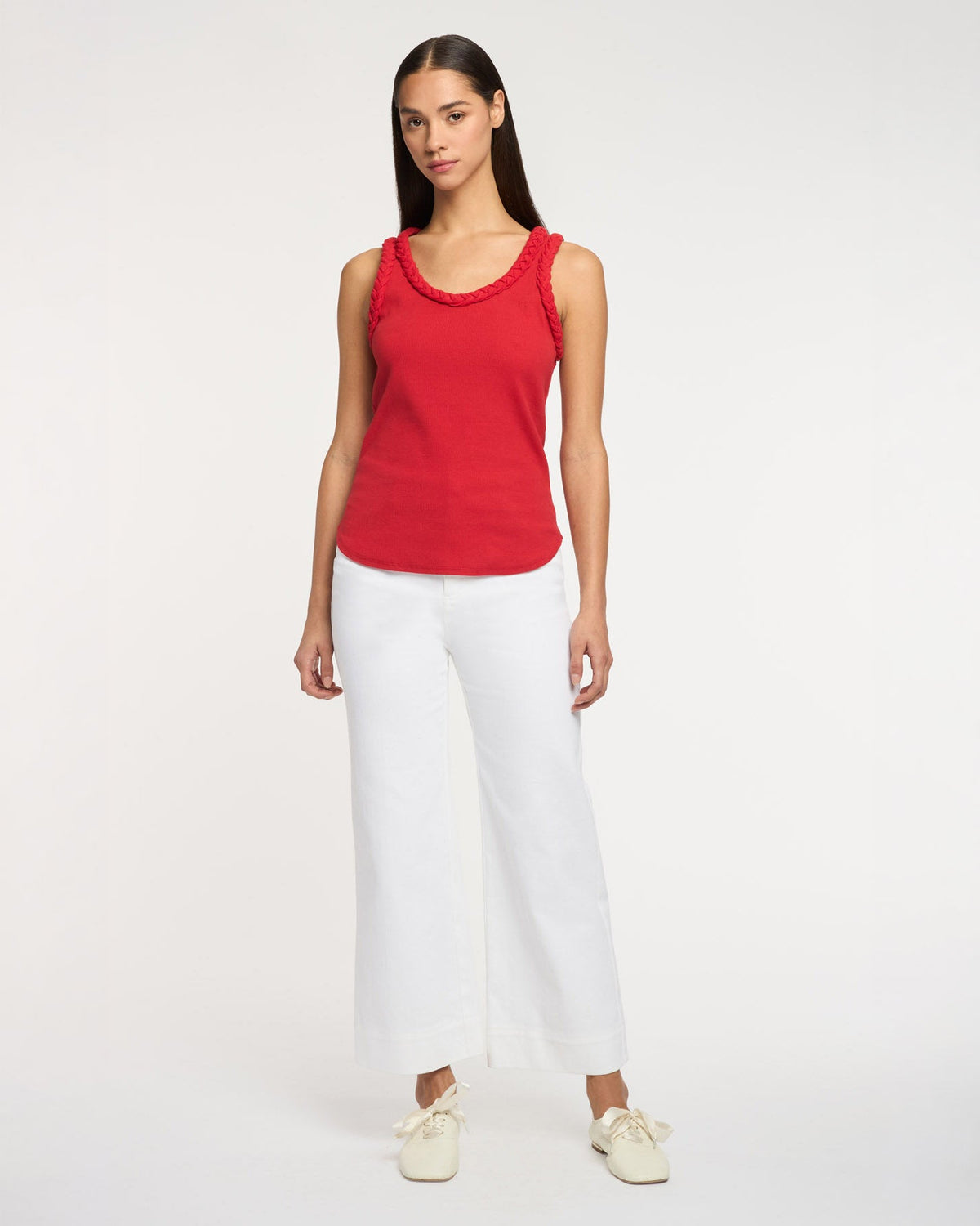 Cinq à Sept Braided Tank Top