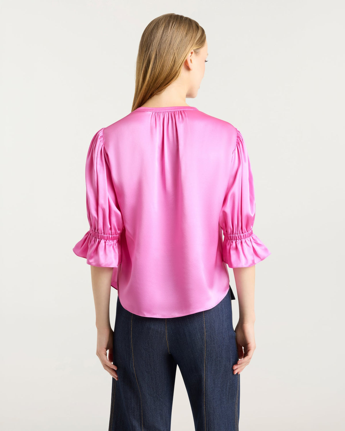 Cinq à Sept Split Neck Fiona Top