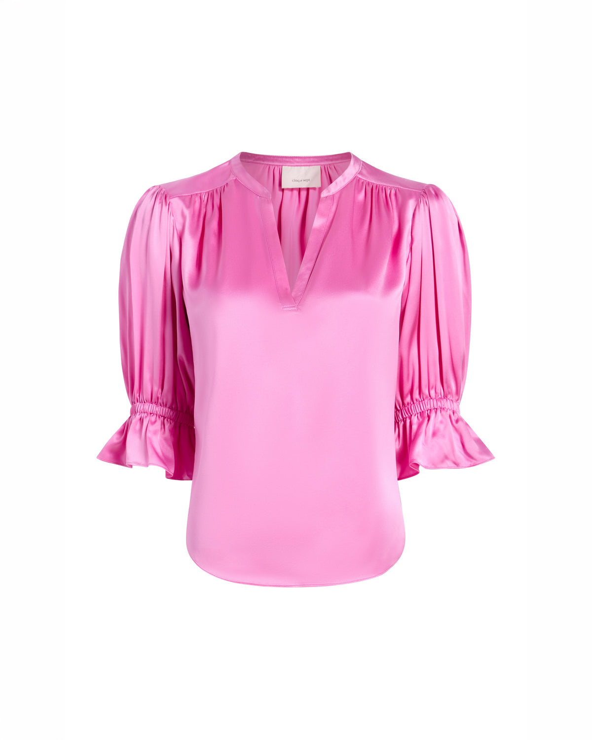 Cinq à Sept Split Neck Fiona Top