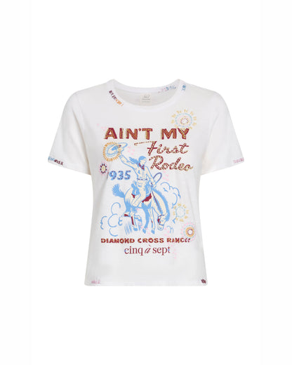 Cinq à Sept Bespoke Aint My First Rodeo Shrunken Tee
