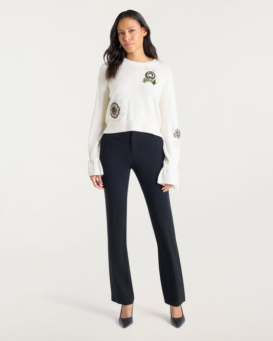 Cinq à Sept Heritage Rose Patch Tasha Pullover