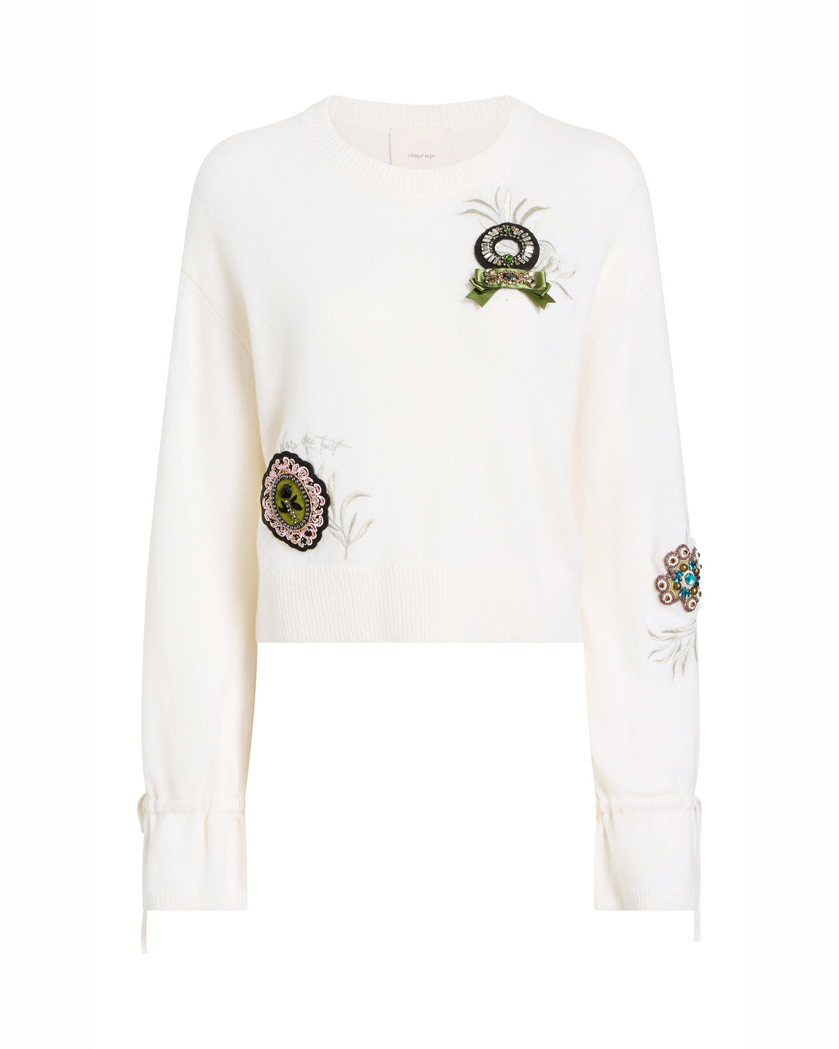 Cinq à Sept Heritage Rose Patch Tasha Pullover