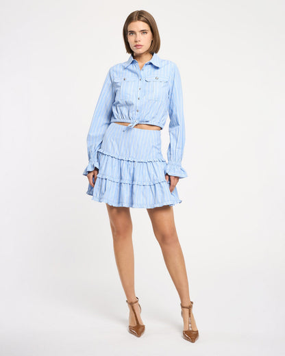 Cinq à Sept Lili Stripe Thea Skirt