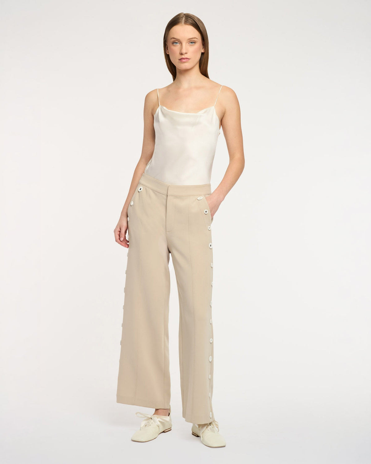 Cinq à Sept Crochet Mirrors Gilliana Pant
