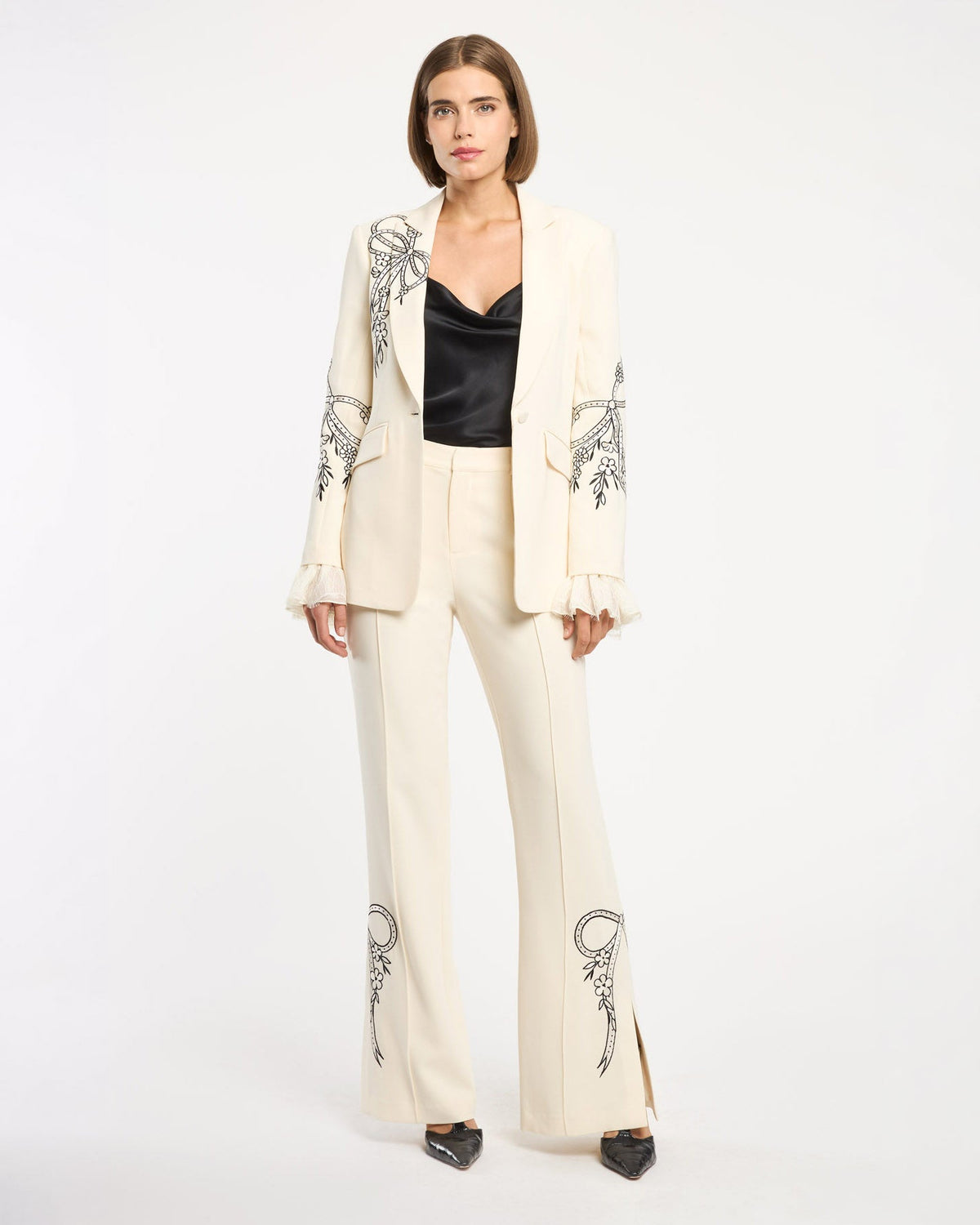 Cinq à Sept Cascading Ribbon Abeline Pant