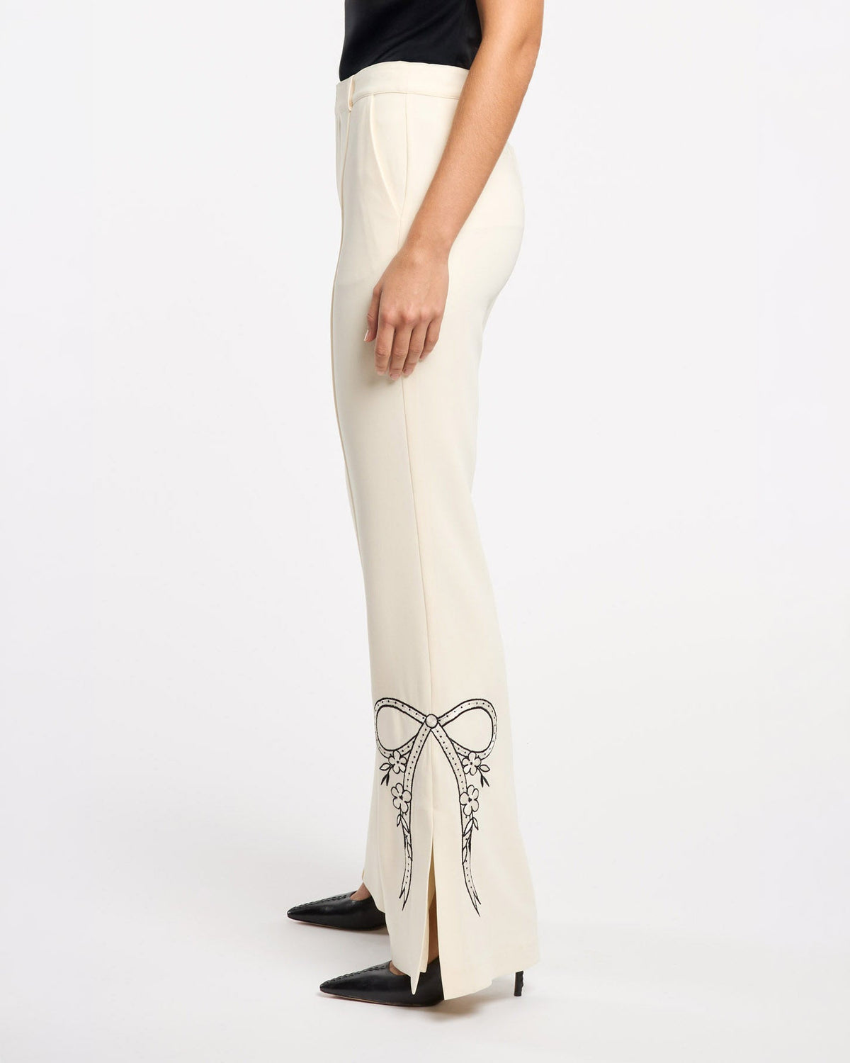 Cinq à Sept Cascading Ribbon Abeline Pant