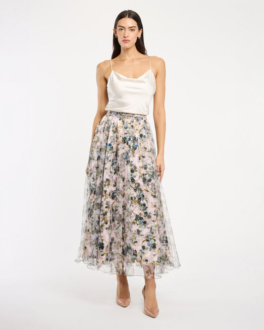 Cinq à Sept Trailing Iris Sofia Skirt