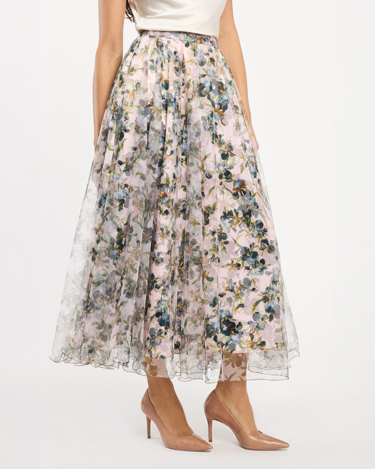 Cinq à Sept Trailing Iris Sofia Skirt