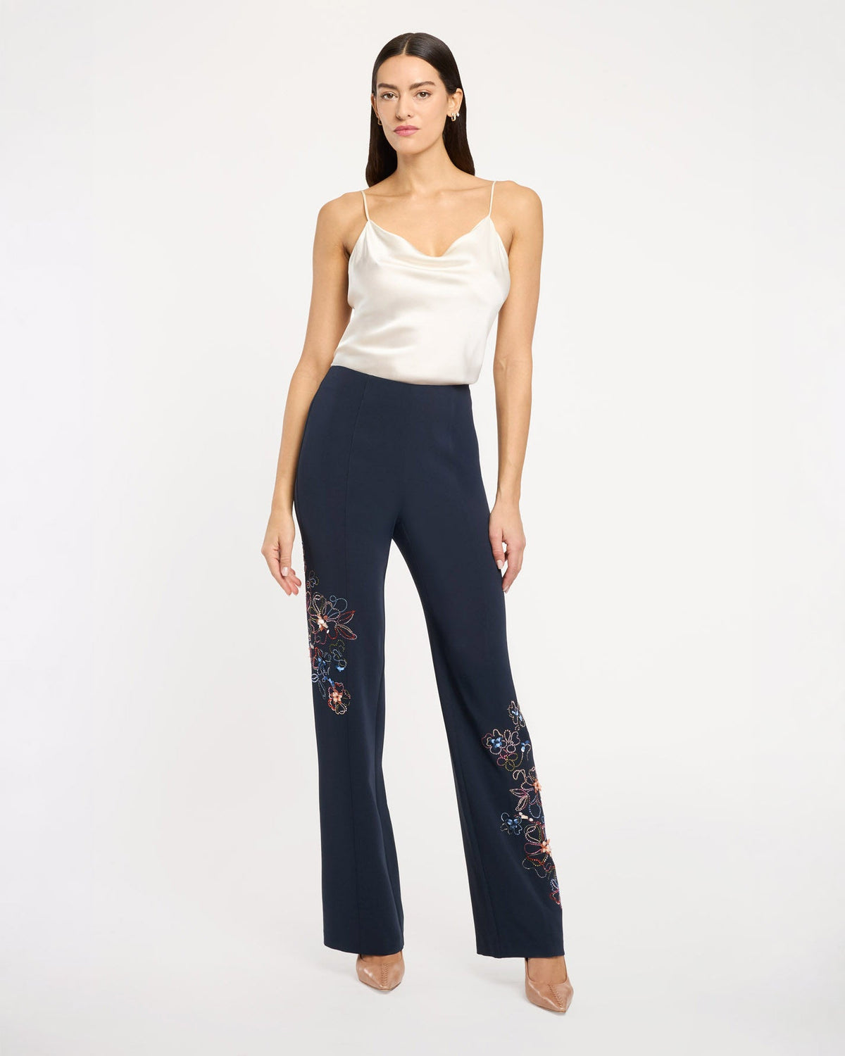 Cinq à Sept Blooming Linework Kingsley Pant
