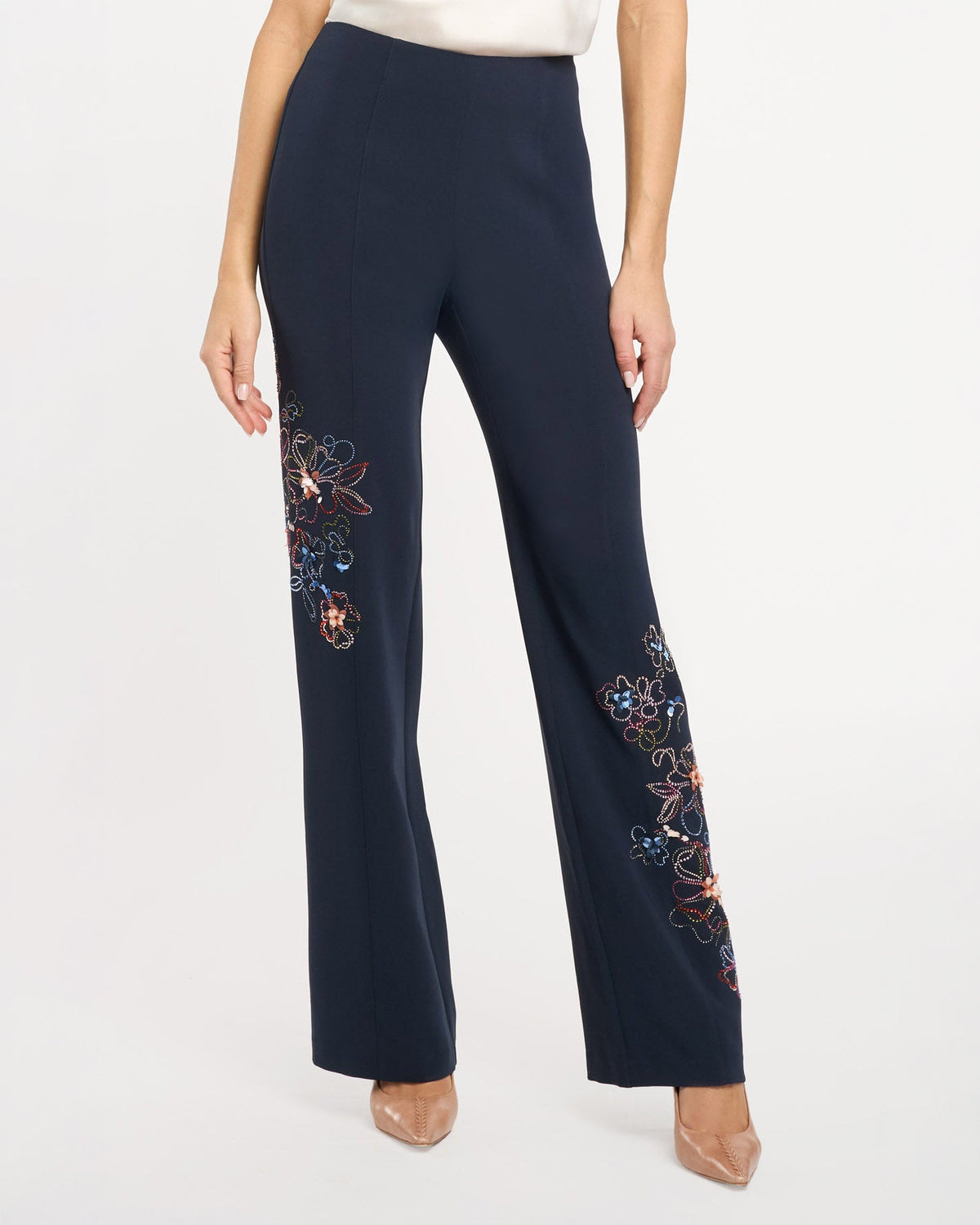 Cinq à Sept Blooming Linework Kingsley Pant
