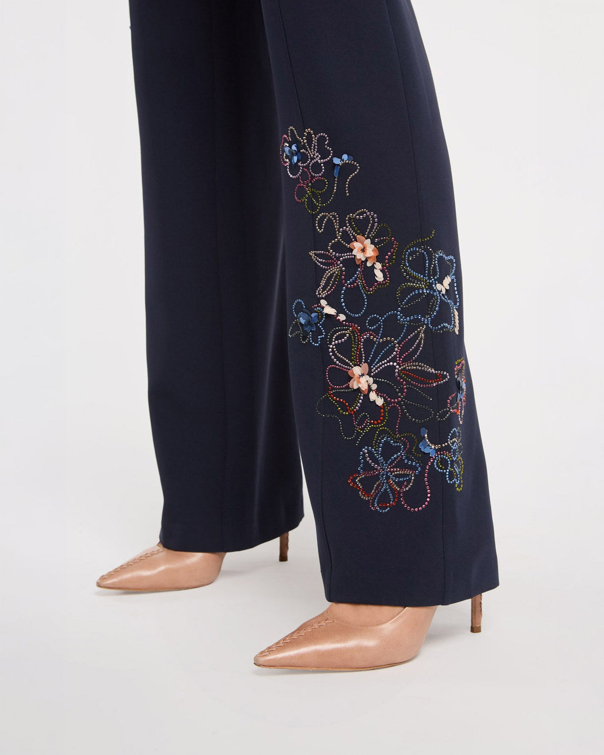 Cinq à Sept Blooming Linework Kingsley Pant