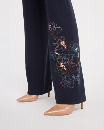 Cinq à Sept Blooming Linework Kingsley Pant