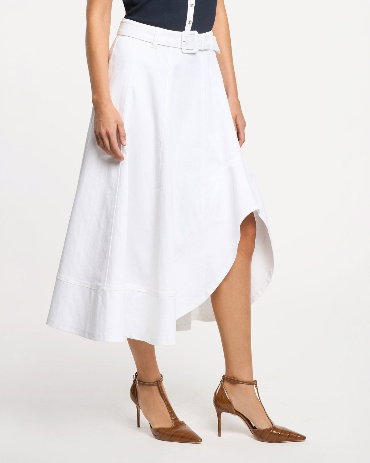 Cinq à Sept Zelda Jean Skirt