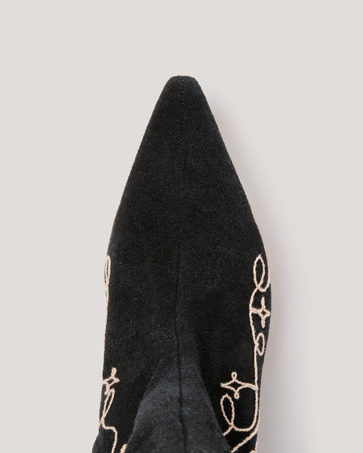 Cinq à Sept Casey Embroidered Kitten Heel Boot
