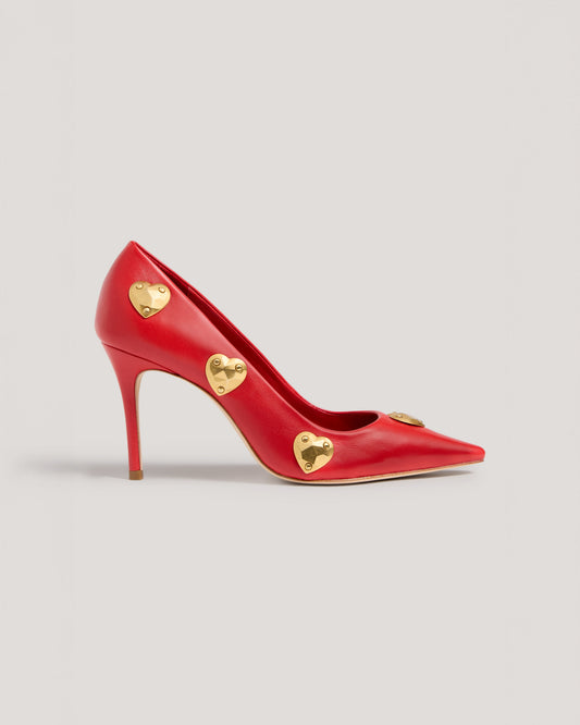 Cinq à Sept Luna Metal Hearts Pump