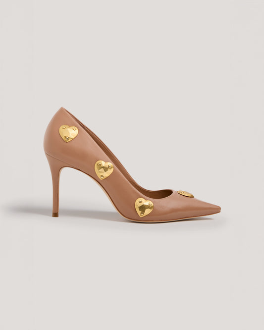 Cinq à Sept Luna Metal Hearts Pump