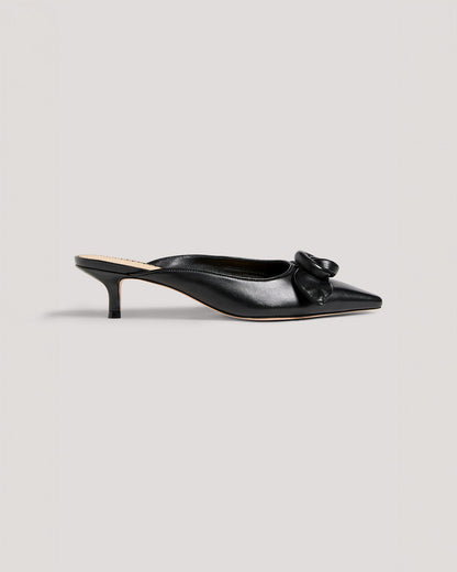Cinq à Sept Layla Knotted Rose Kitten Heel