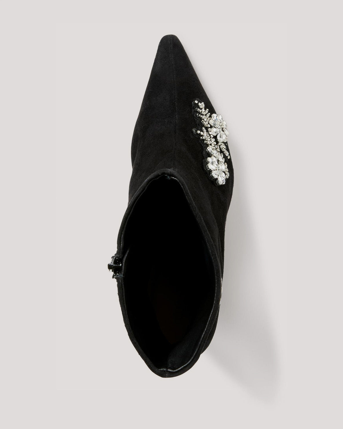 Cinq à Sept Mia Crystal Applique Ankle Heel