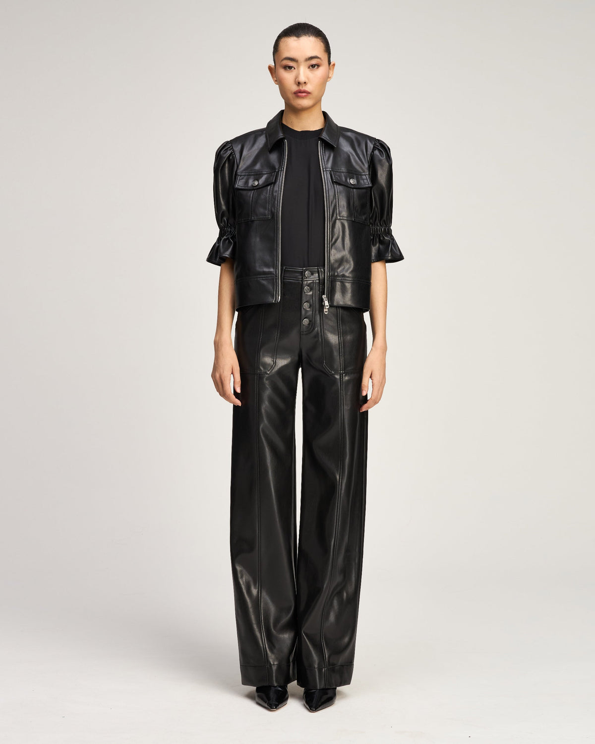 Cinq à Sept Lite Vegan Leather Holly Jacket