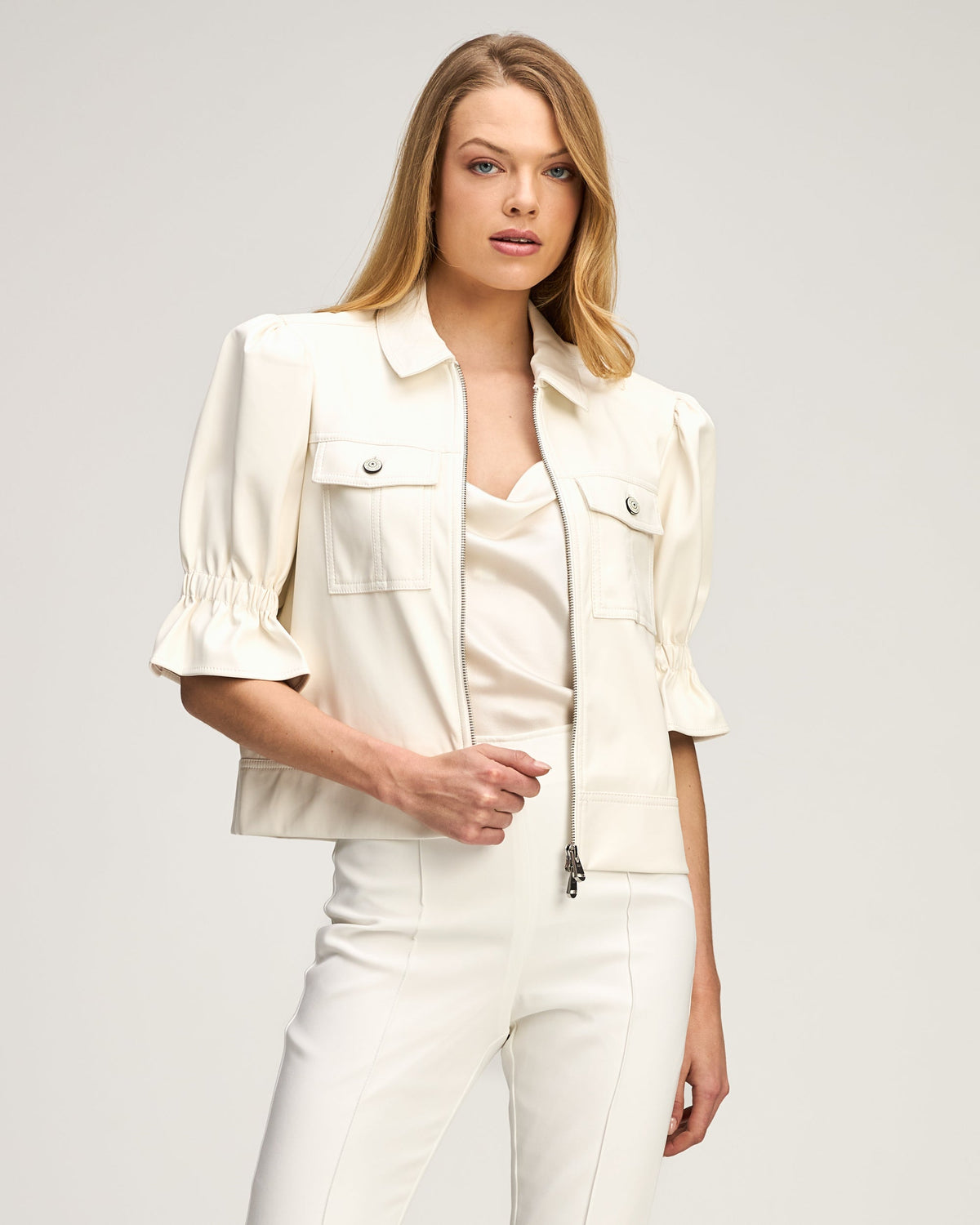 Cinq à Sept Lite Vegan Leather Holly Jacket