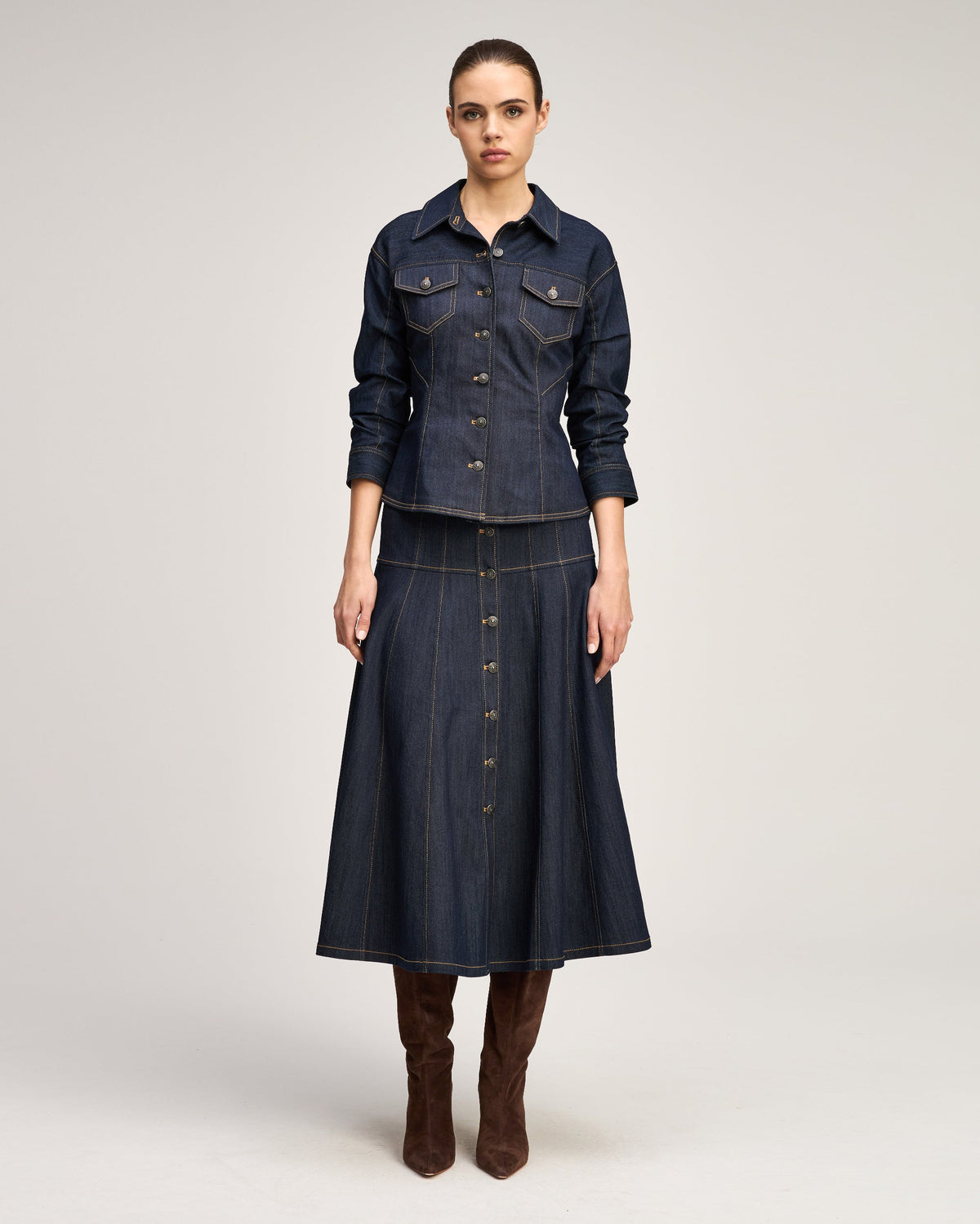 Cinq à Sept Scrunched Canyon Jean Jacket