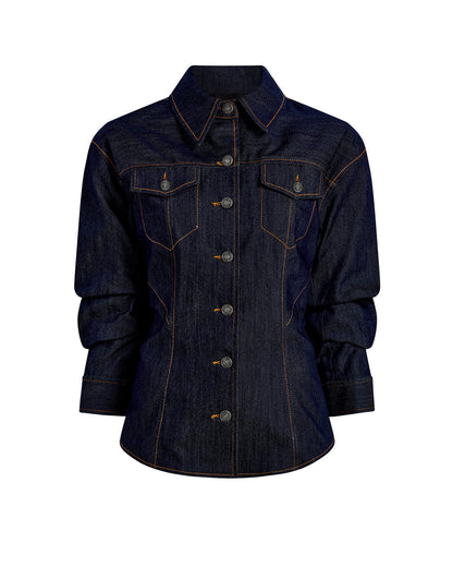 Cinq à Sept Scrunched Canyon Jean Jacket