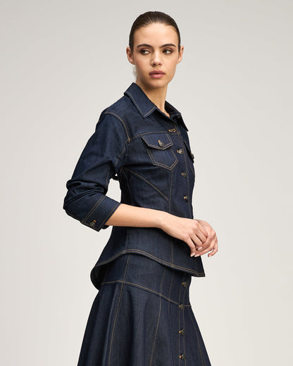 Cinq à Sept Scrunched Canyon Jean Jacket