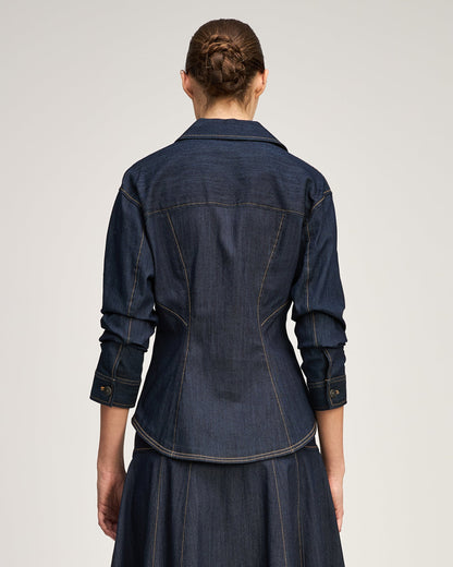 Cinq à Sept Scrunched Canyon Jean Jacket