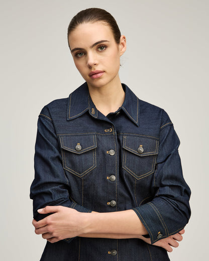 Cinq à Sept Scrunched Canyon Jean Jacket